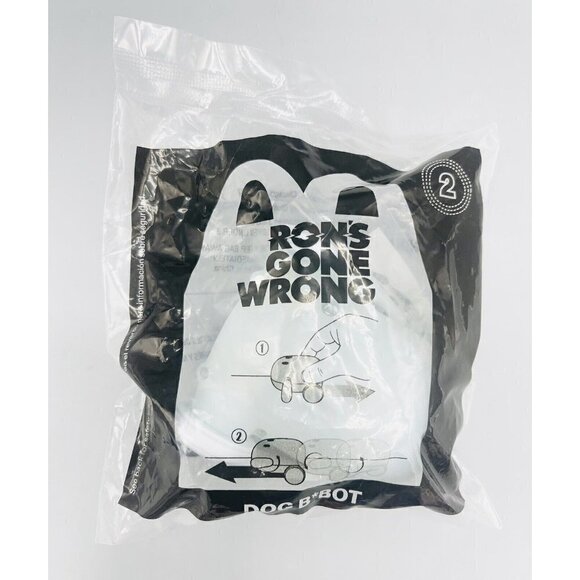 Dog B*Bot Ron’s Gone Wrong 2021 Happy Meal Toy #2 McDonald’s Robot pullback - Picture 1 of 2